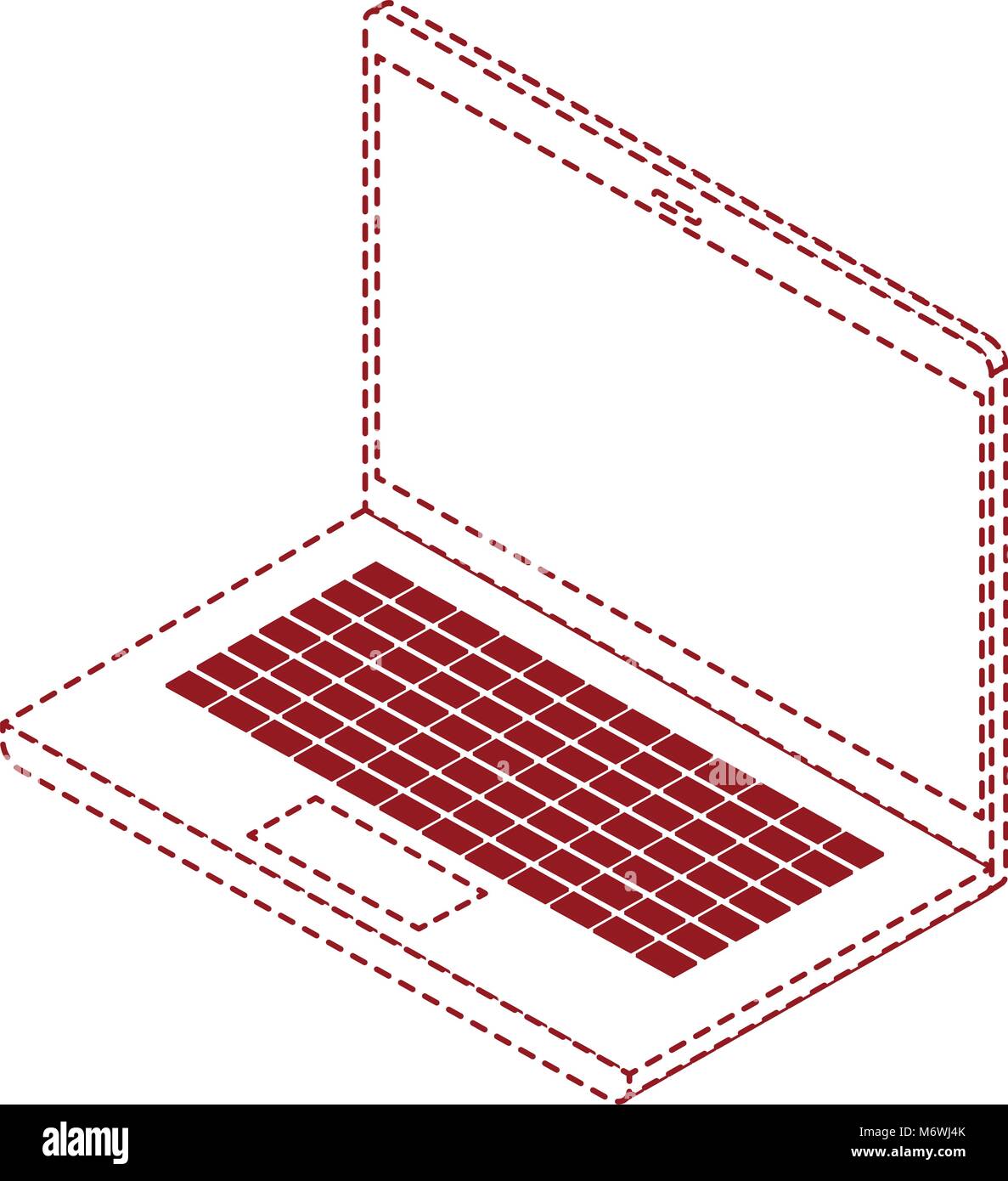 laptop computer isometric icon Stock Vector Image & Art - Alamy