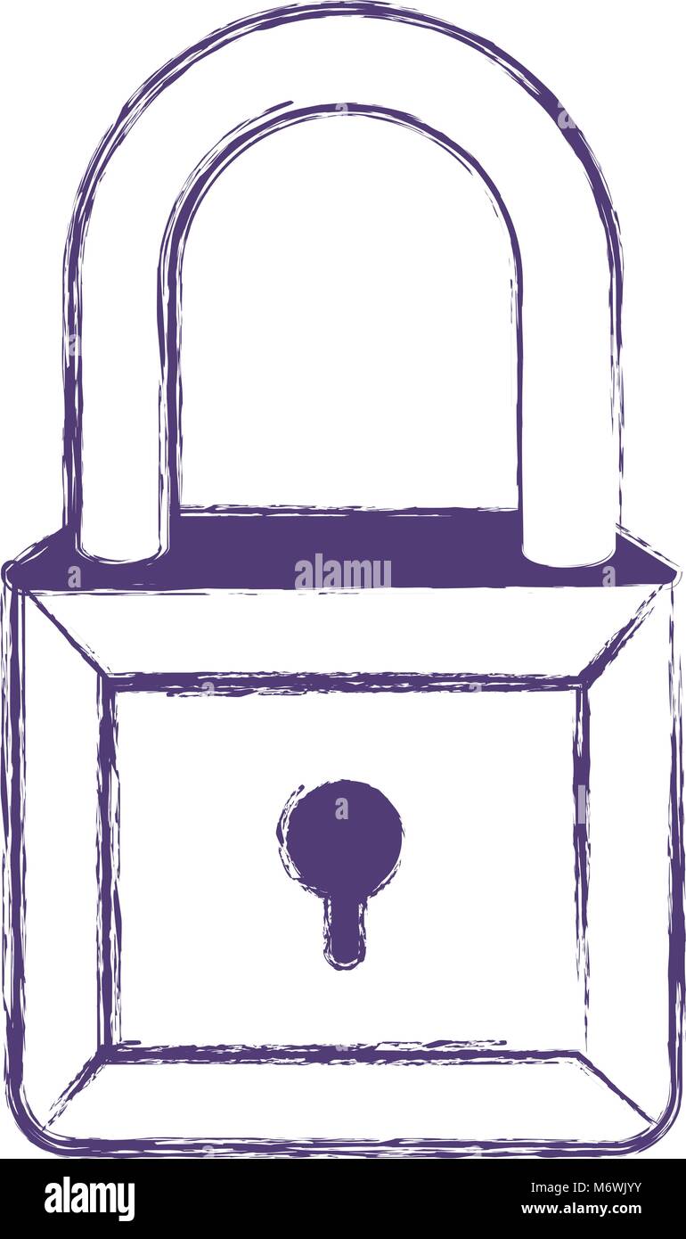 safe secure padlock icon Stock Vector Image & Art - Alamy