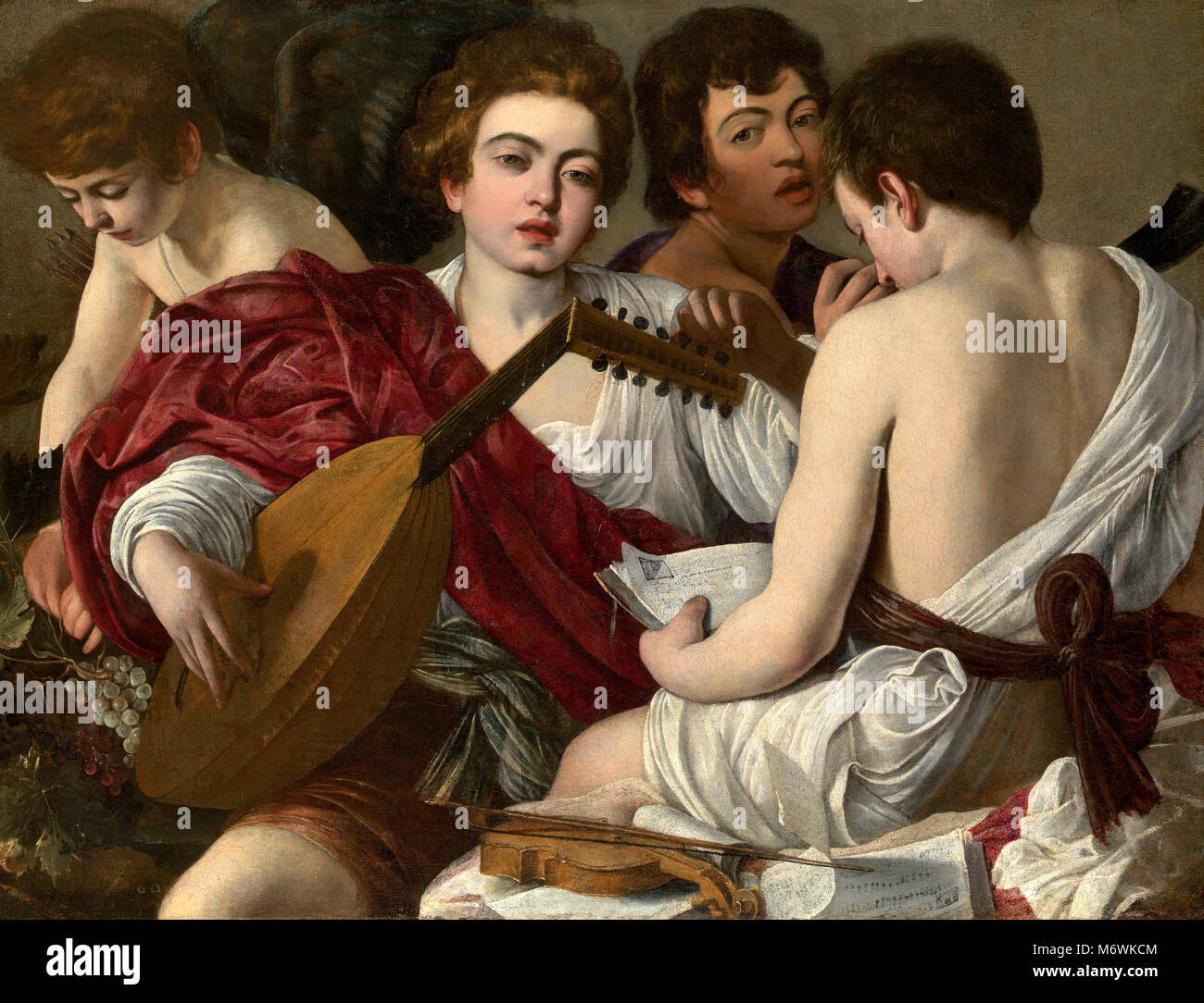 The Musicians by Caravaggio Stock Photo