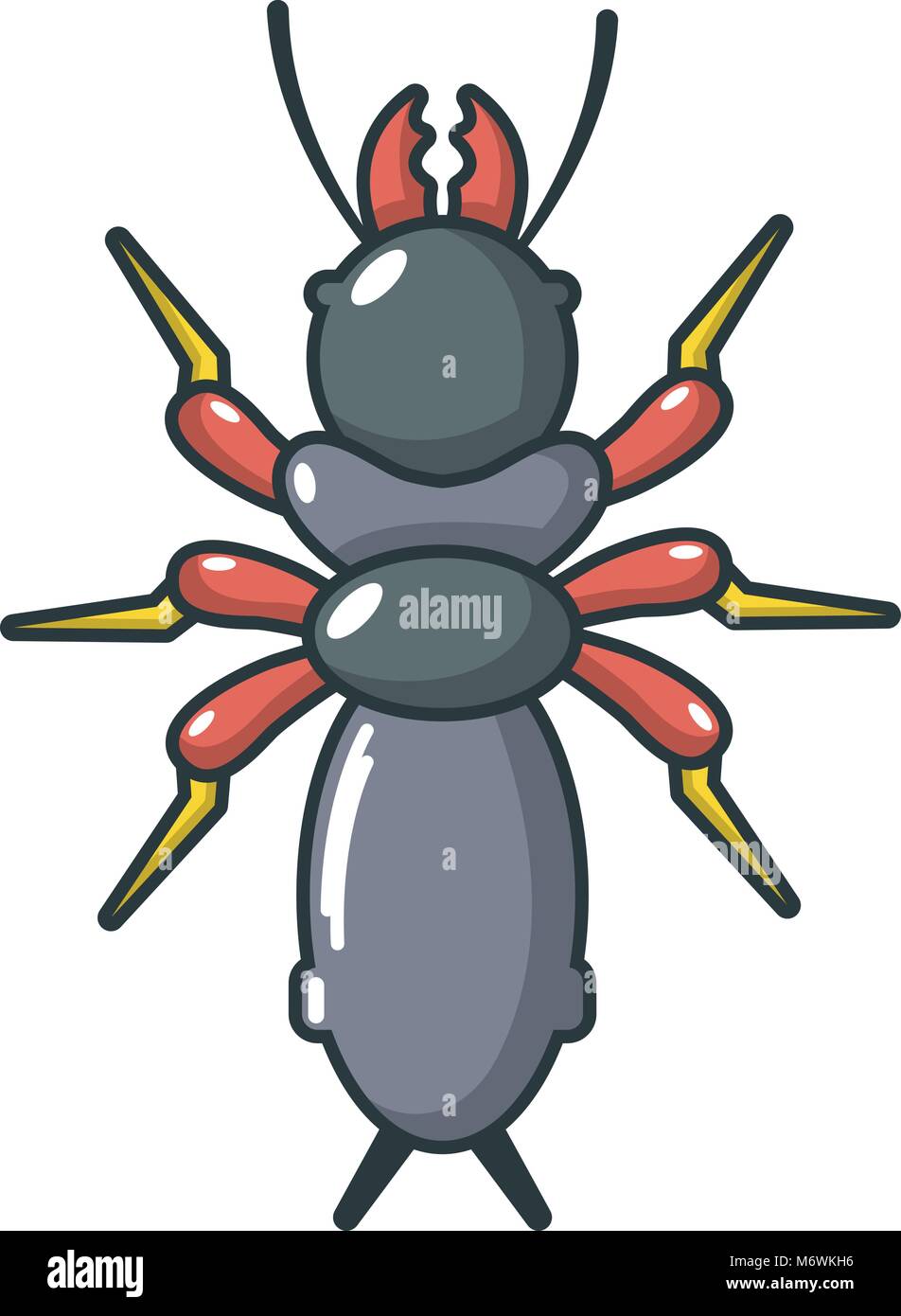 Poison insect icon, cartoon style Stock Vector Image & Art - Alamy
