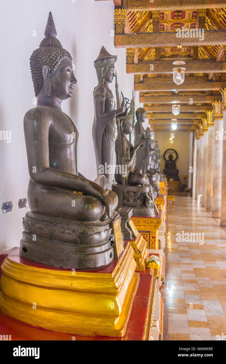 The Marble Temple in Bangkok - Thailand Stock Photo - Alamy