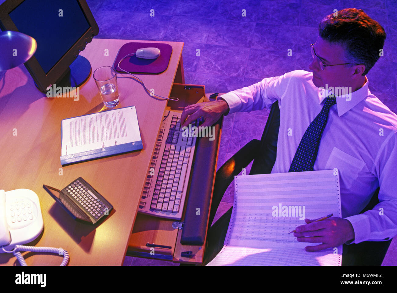 1990s computer desk hi-res stock photography and images - Alamy
