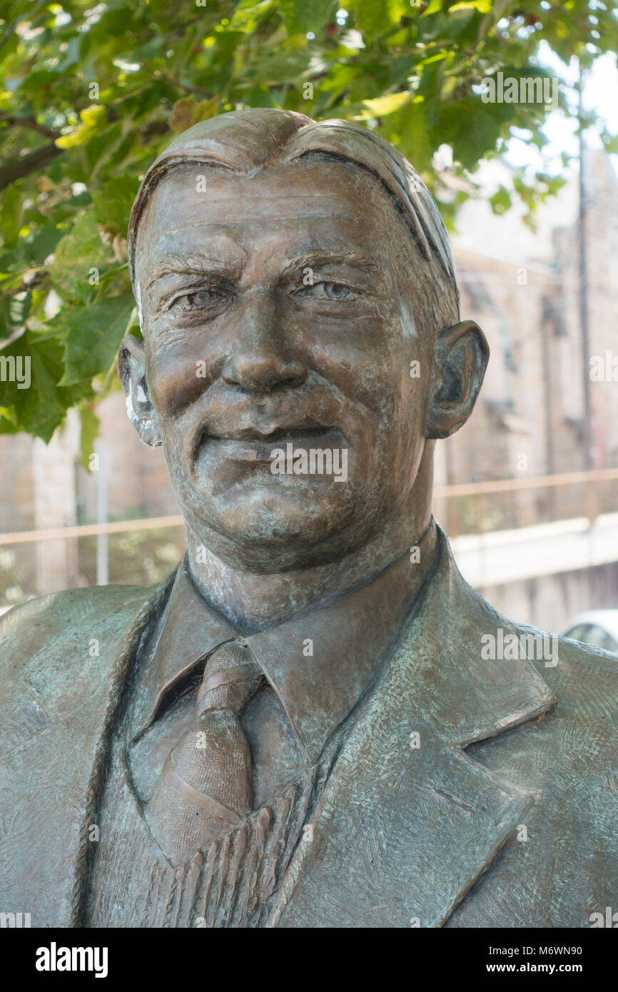 John O'Hara author statue in Pottsville PA Stock Photo Alamy