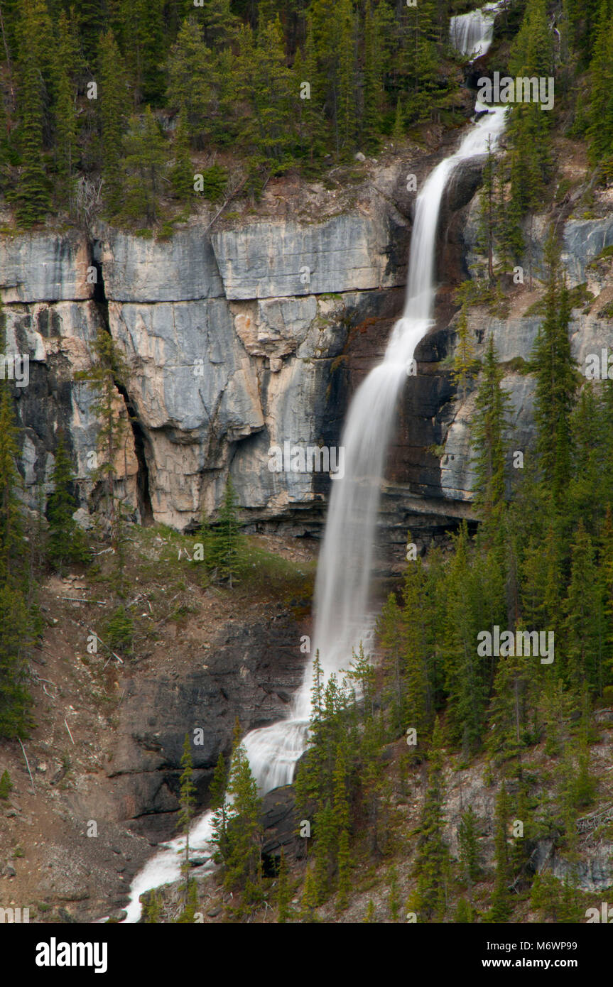 Bridal Veil Falls, Banff National Park, Alberta, Canada Stock Photo