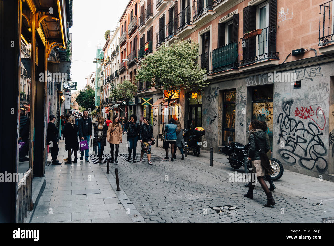 Malasana madrid street hires stock photography and images Alamy