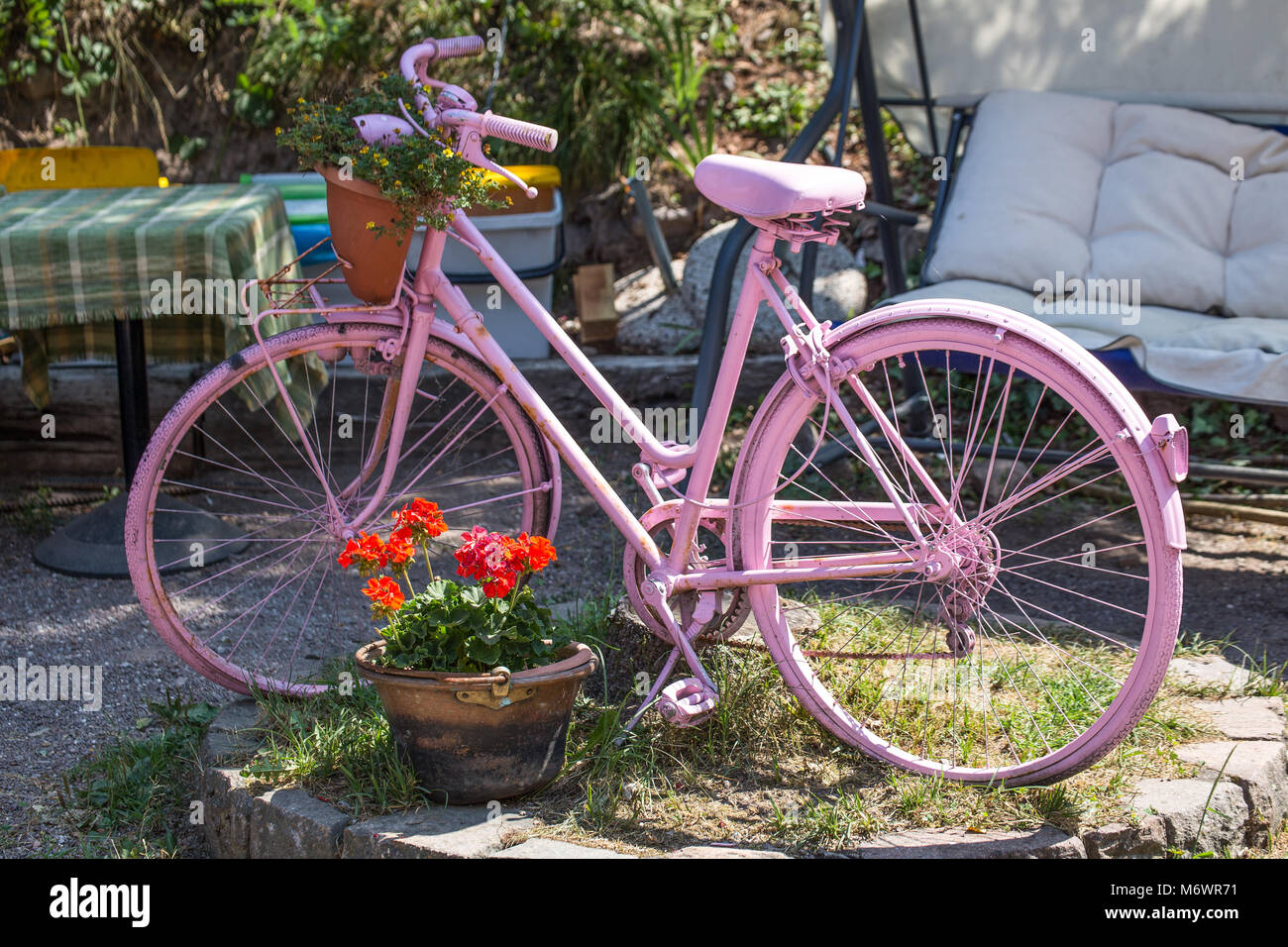 light pink bike