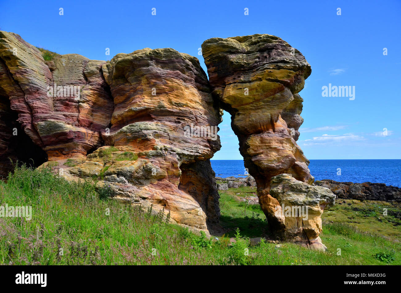 The Caves of Caiplie The Coves on route of the Fife coastal walk