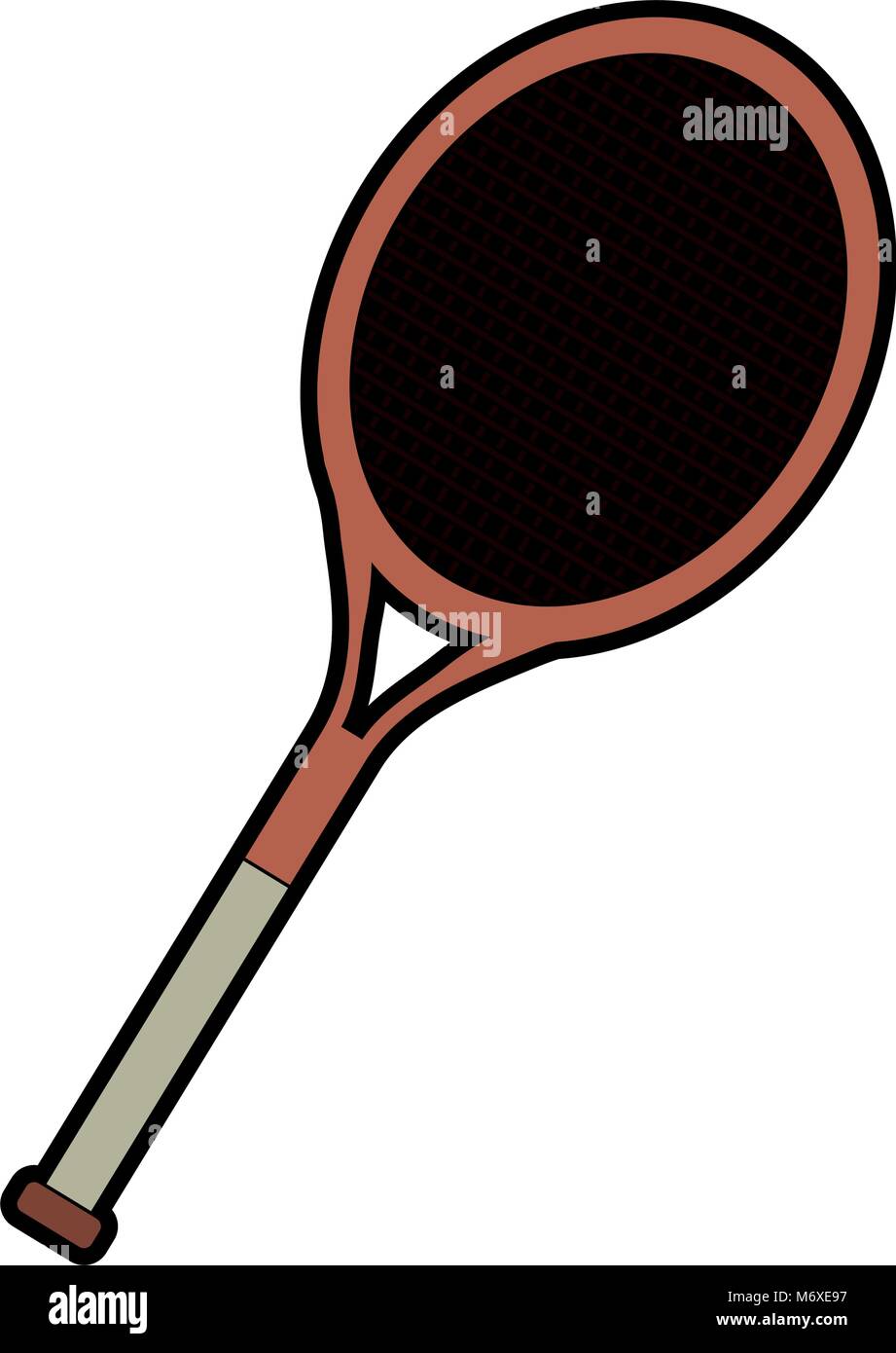 Tennis racket isolated Stock Vector Image & Art - Alamy