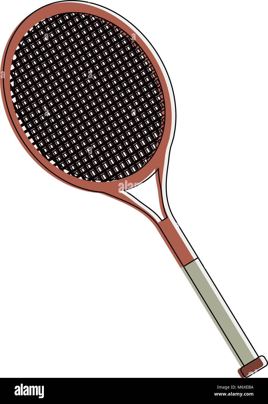 Tennis racket isolated Stock Vector Image & Art - Alamy