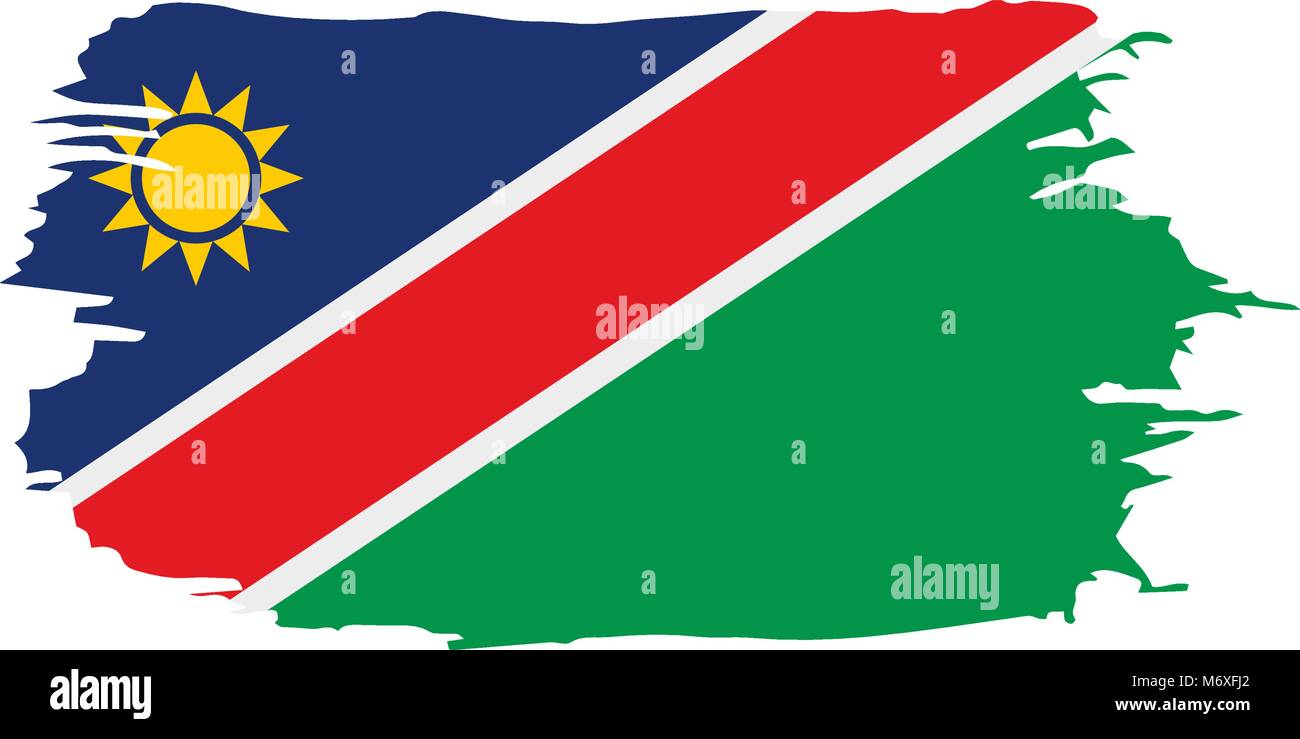 Namibia flag, vector illustration Stock Vector Image & Art - Alamy
