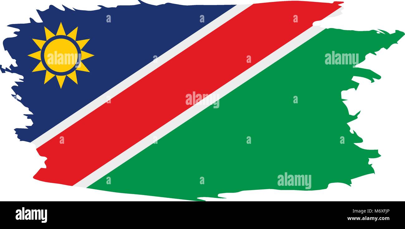 Namibia flag, vector illustration Stock Vector Image & Art - Alamy
