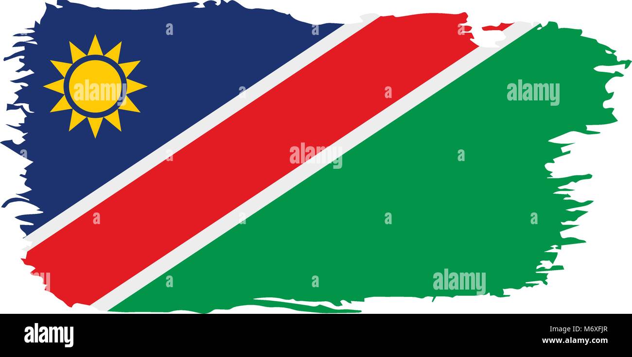 Namibia flag, vector illustration Stock Vector Image & Art - Alamy