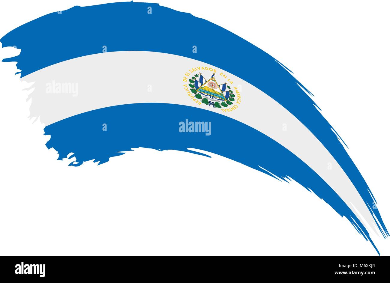 Salvador flag, vector illustration Stock Vector Image & Art Alamy