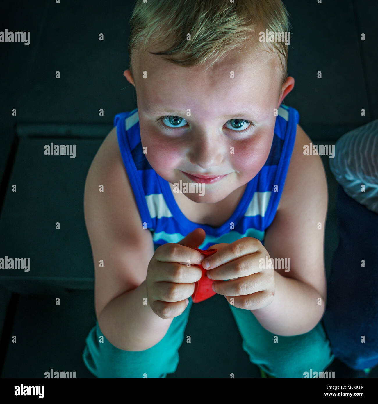6 year old boy blonde hi-res stock photography and images - Alamy