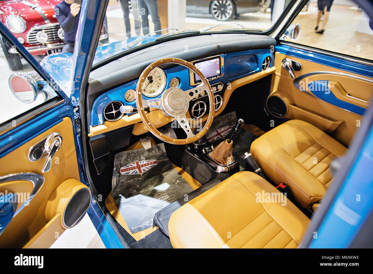 Mini Remastered by David Brown Automotive Stock Photo Alamy