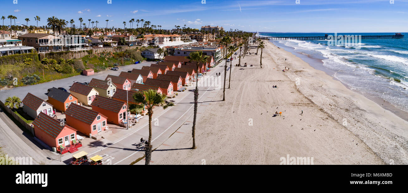 Cottages In Oceanside California Stock Photo 176378369 Alamy