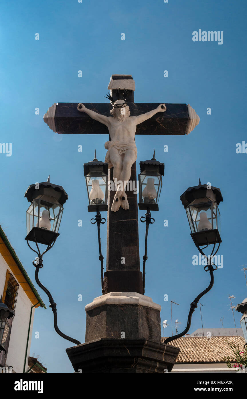 View of Cristo de los Faroles, Cordoba, Andalucia, Spain Stock Photo