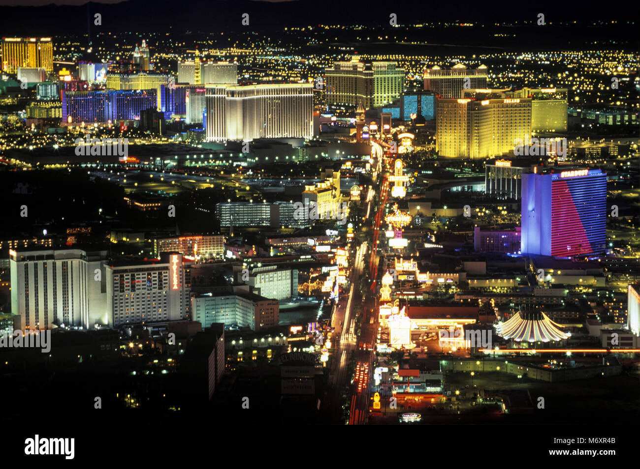 2000 HISTORICAL THE STRIP LAS VEGAS SKYLINE NEVADA USA Stock Photo - Alamy