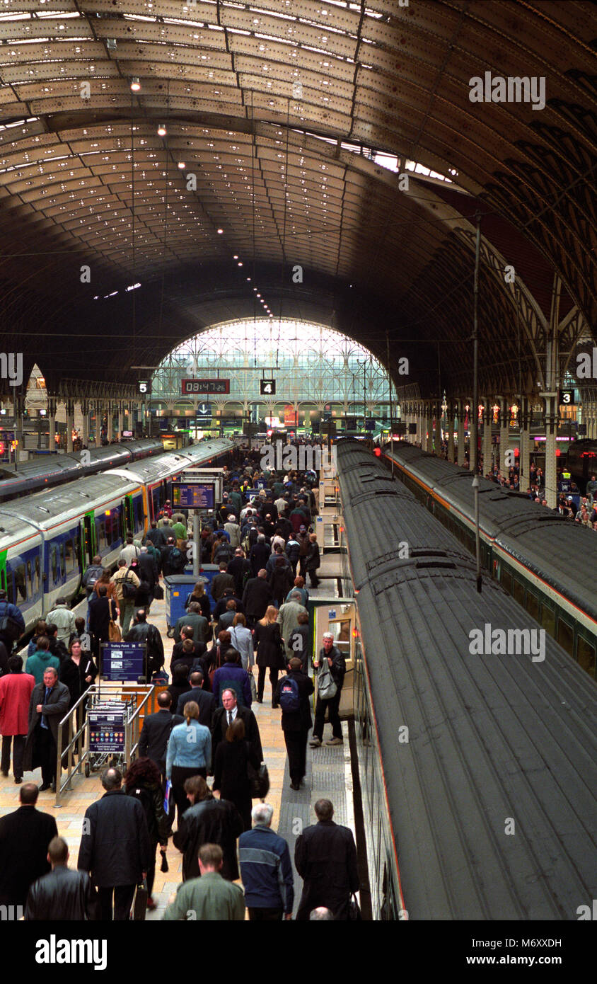 Paddington Station. London, England. 2002 Stock Photo Alamy
