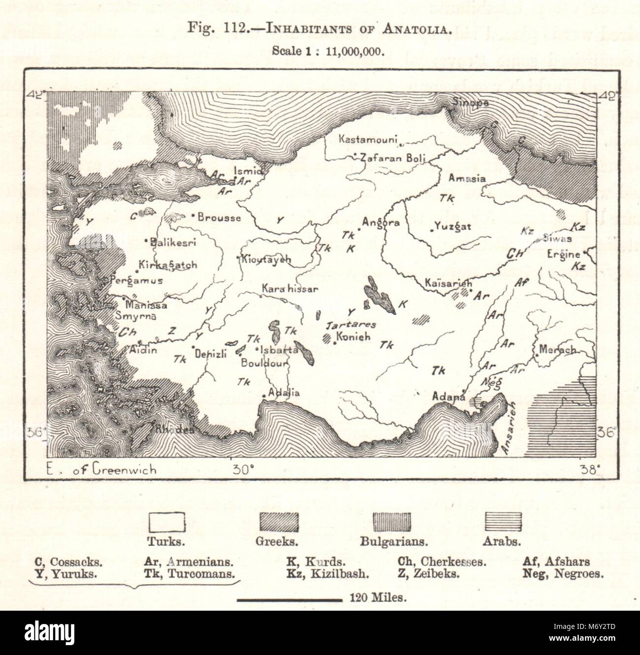 anatolian peninsula map