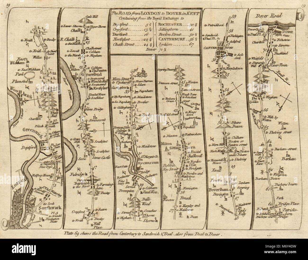 Gravesend map hi-res stock photography and images - Alamy