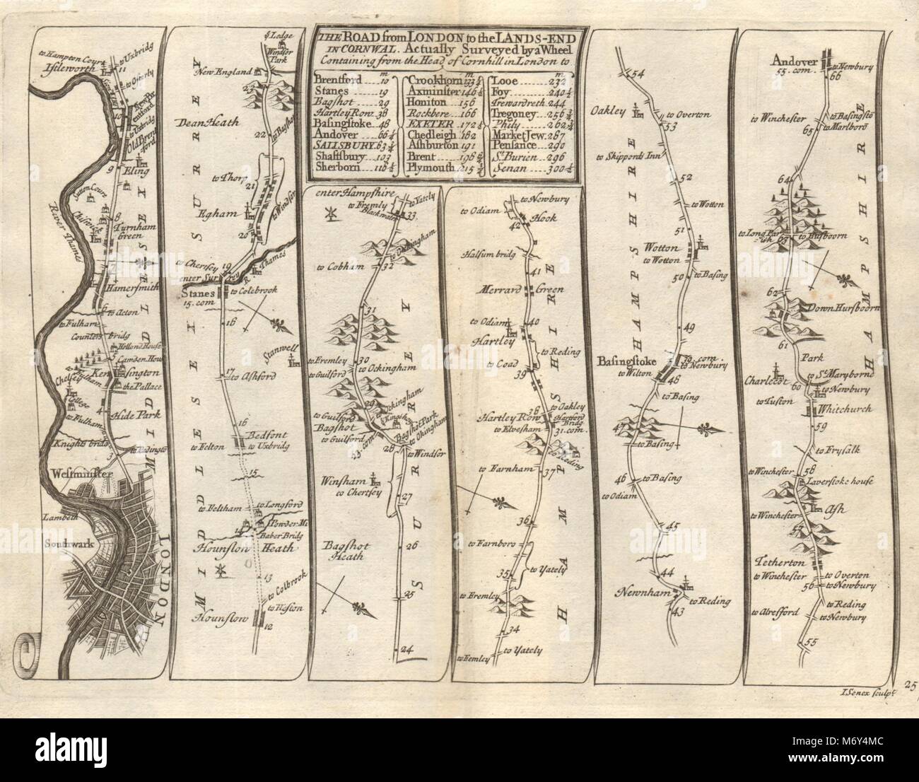 Eighteenth century maps london hi-res stock photography and images - Alamy