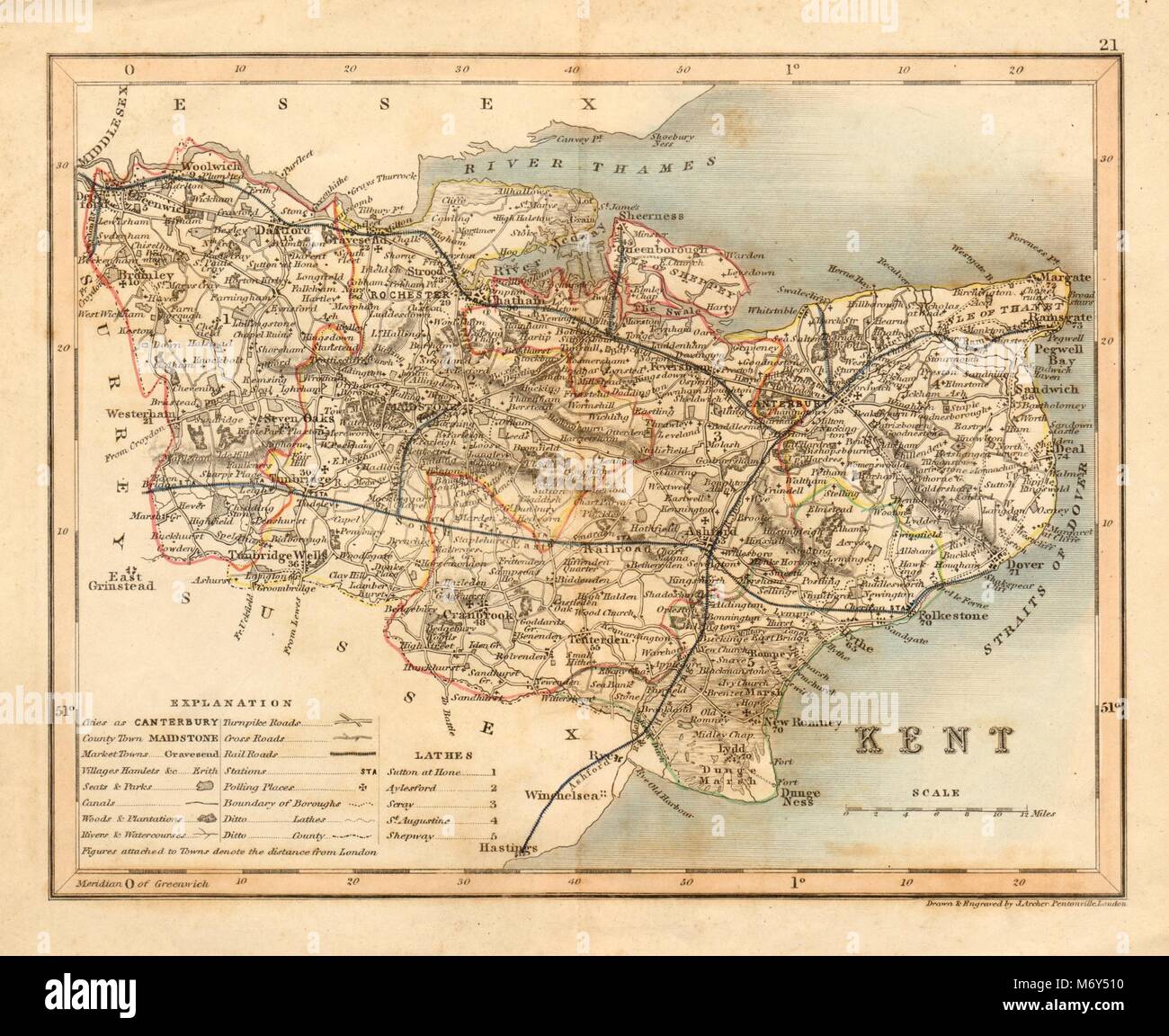 Map Of Kent