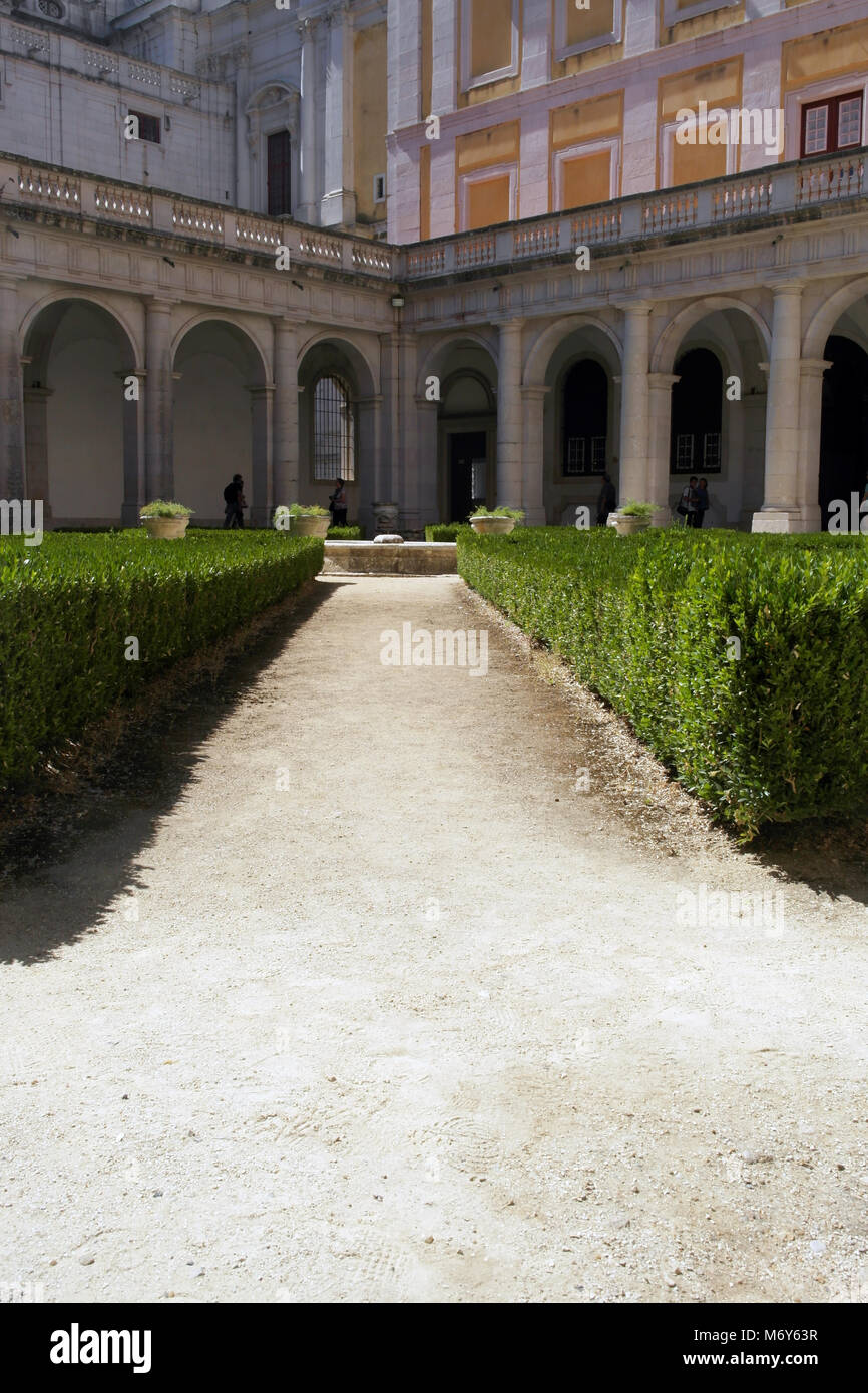 National Palace of Mafra, Mafra, Portugal Stock Photo