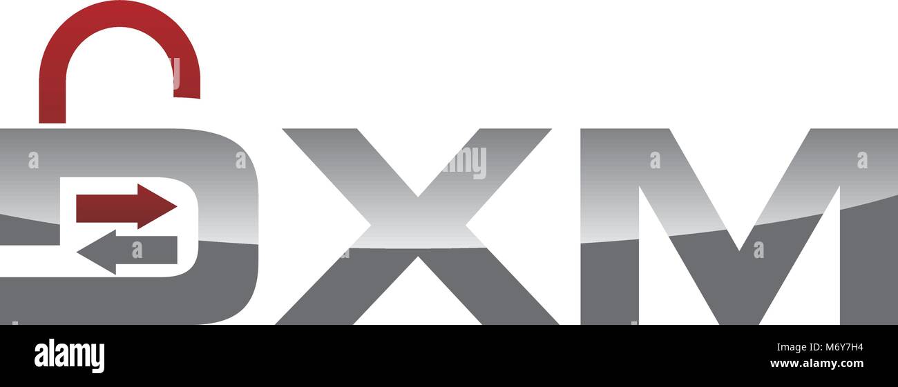 Dxm logo design hi-res stock photography and images - Alamy