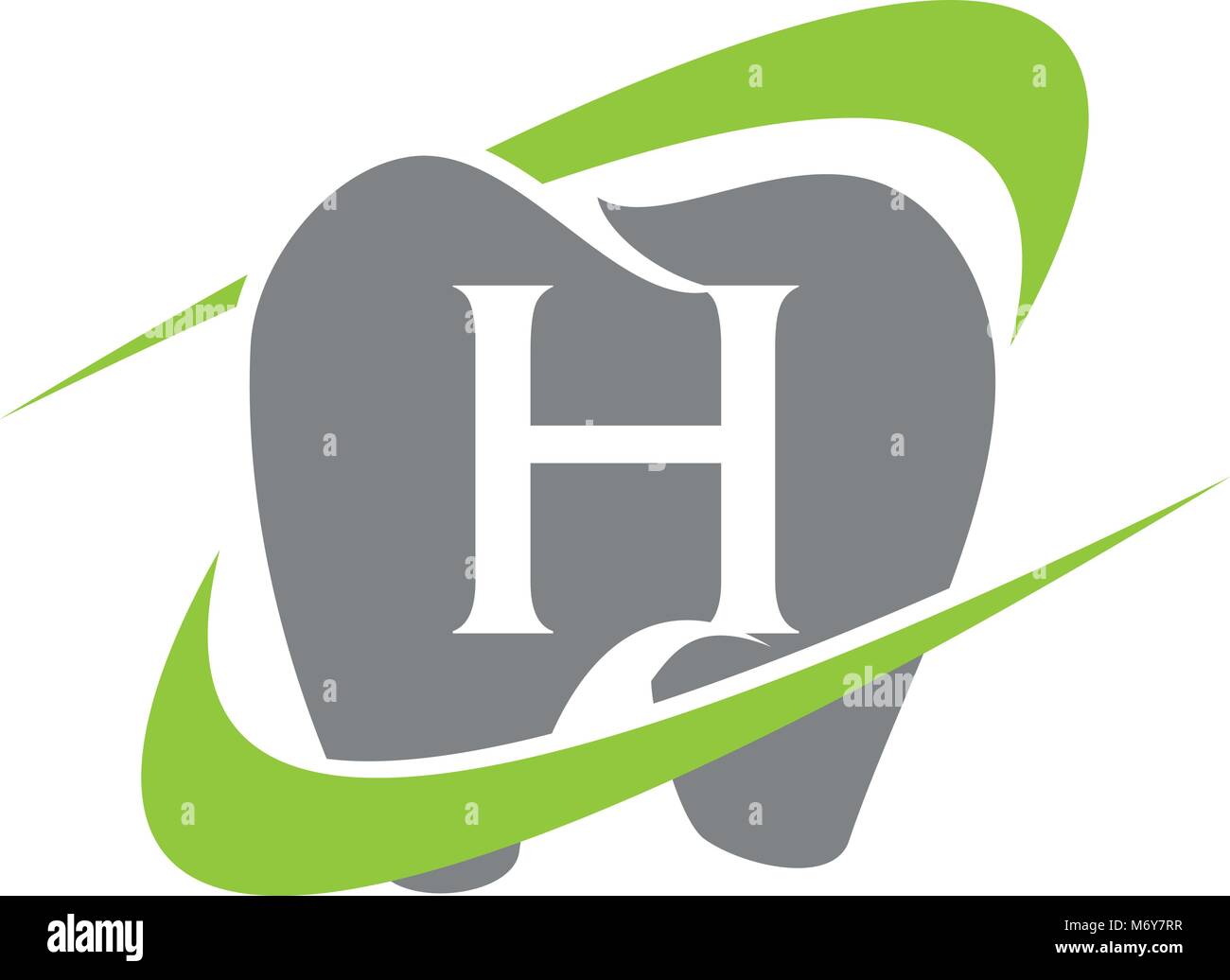 Healthy Dental Care Letter H Stock Vector Image & Art Alamy