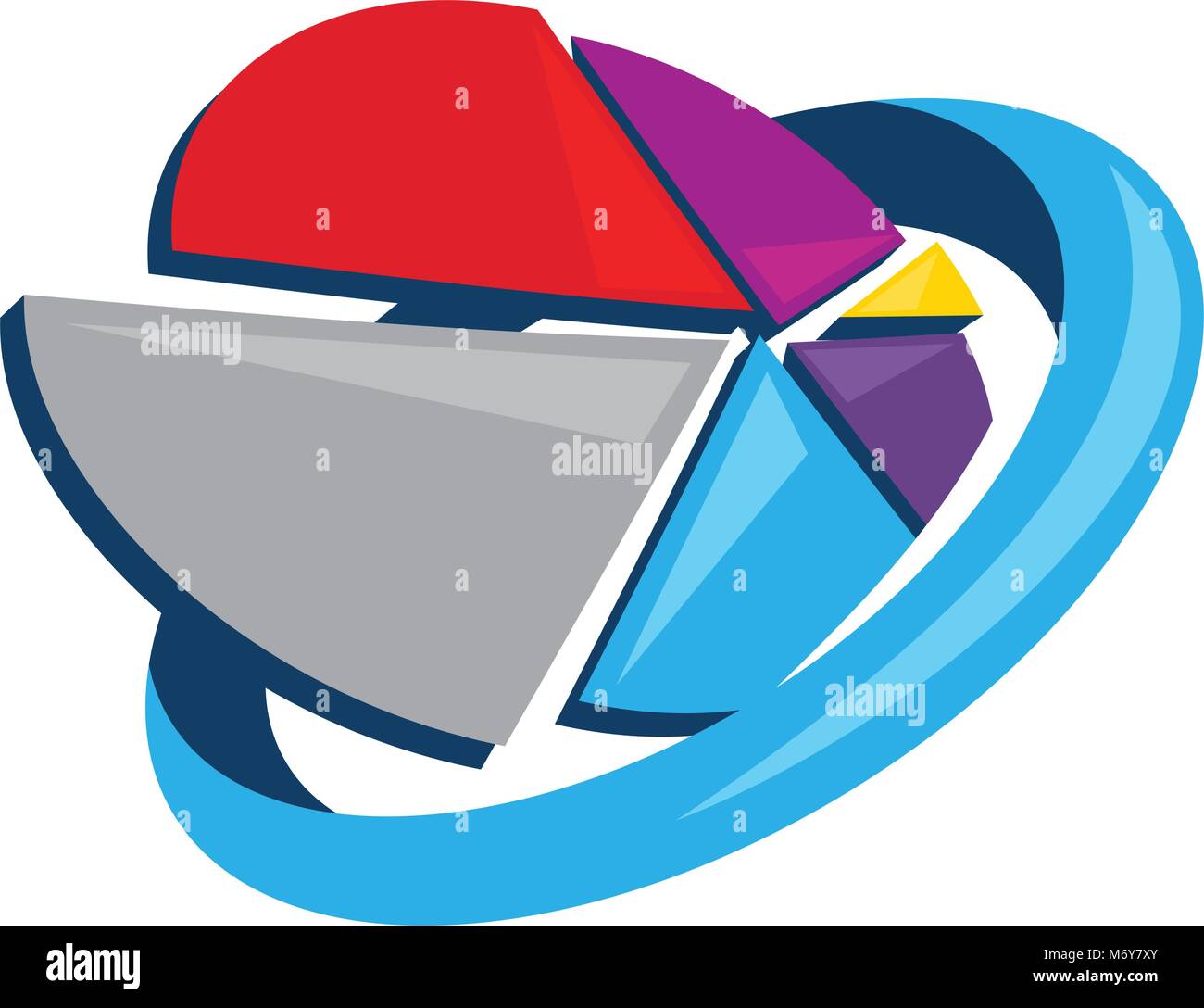 Segmented circle pie chart pie hires stock photography and images Alamy