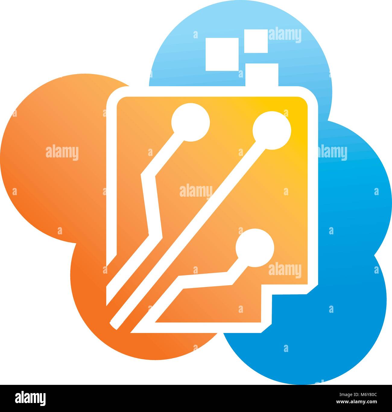 Digital Document Cloud Stock Vector Image & Art - Alamy