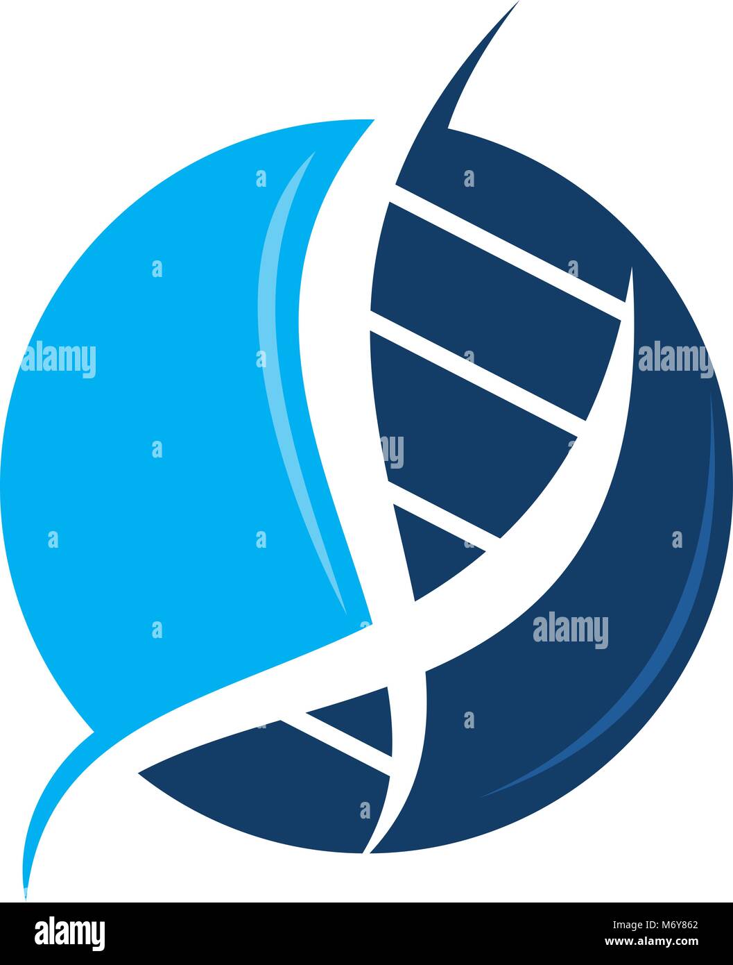 DNA Genetic Logo Design Template Vector Stock Vector Image & Art - Alamy