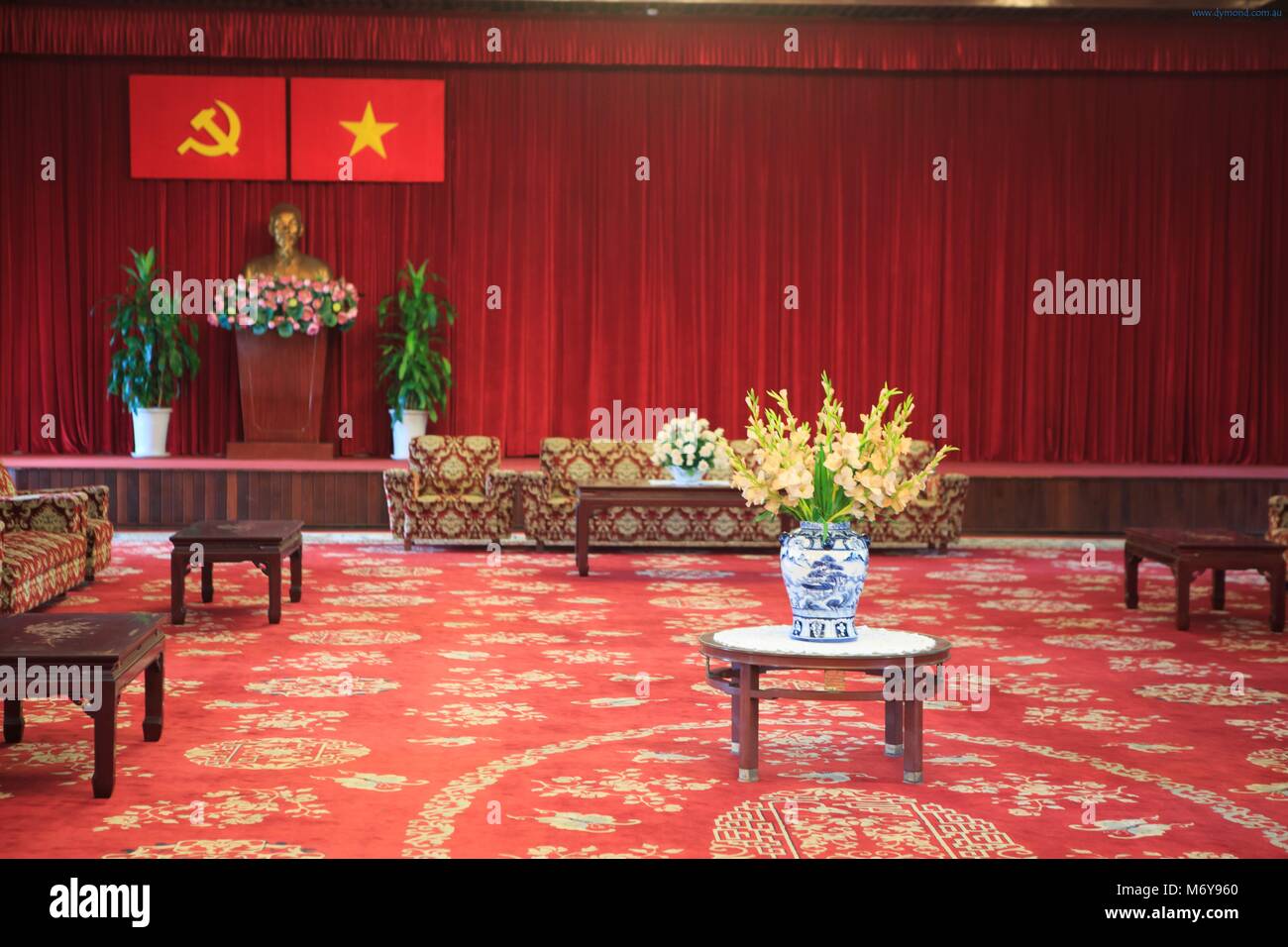 A state room within the Independence Place, Ho Chi Minh City, Vietnam Stock Photo