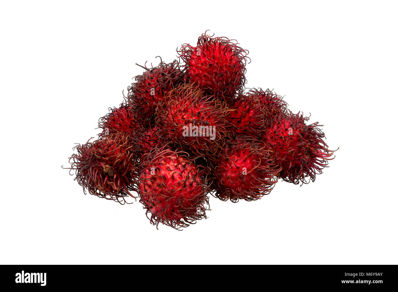 Rambutan on white background hi-res stock photography and images - Alamy