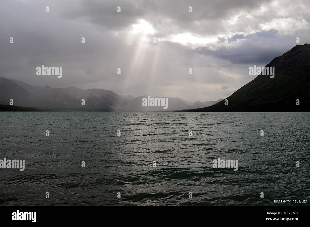 Typical weather at Twin Lakes Stock Photo - Alamy