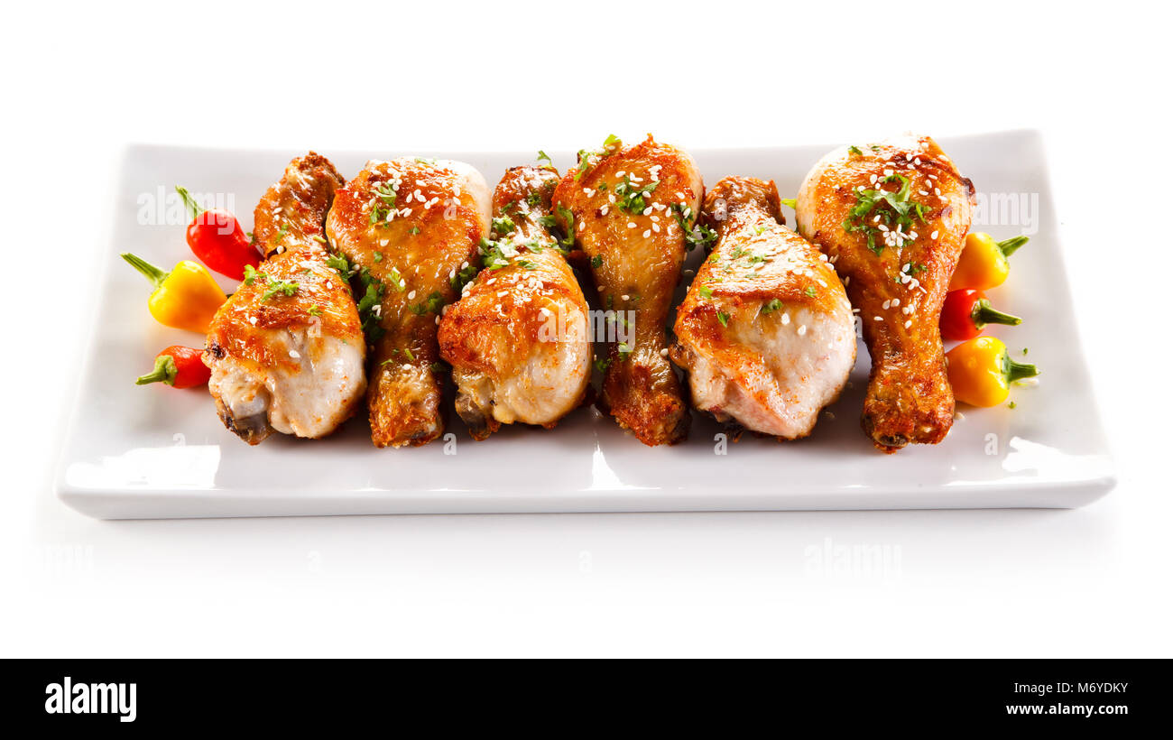 Chicken drumsticks hi-res stock photography and images - Alamy