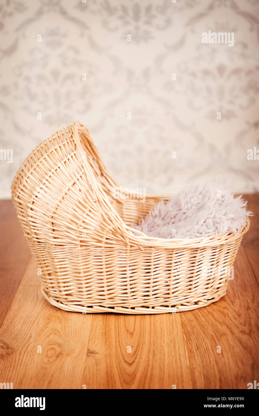 vintage baby bassinet