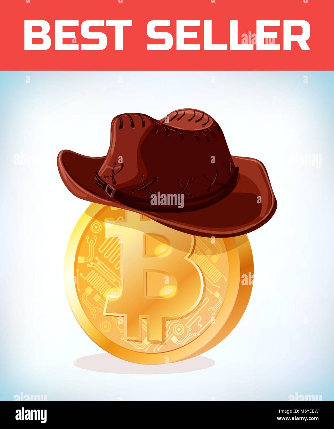 Bitcoin in cowboy hat. Bitcoin. Digital currency. Crypto currency. Money  and finance symbol. Miner bit coin criptocurrency. Virtual money concept.  Car Stock Vector Image & Art - Alamy