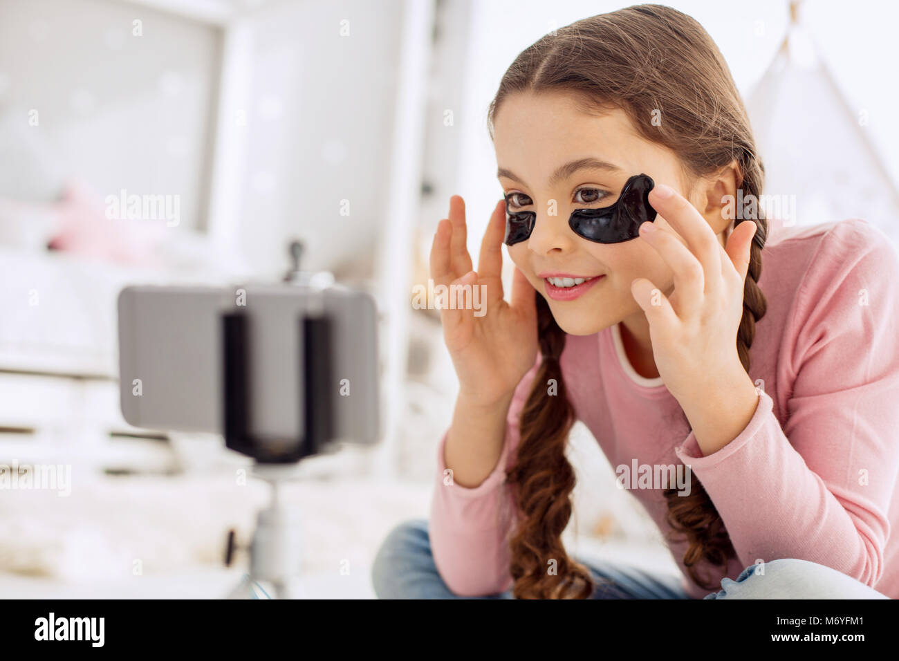 Pre Teen Girl With Makeup High Resolution Stock Photography and Images ...