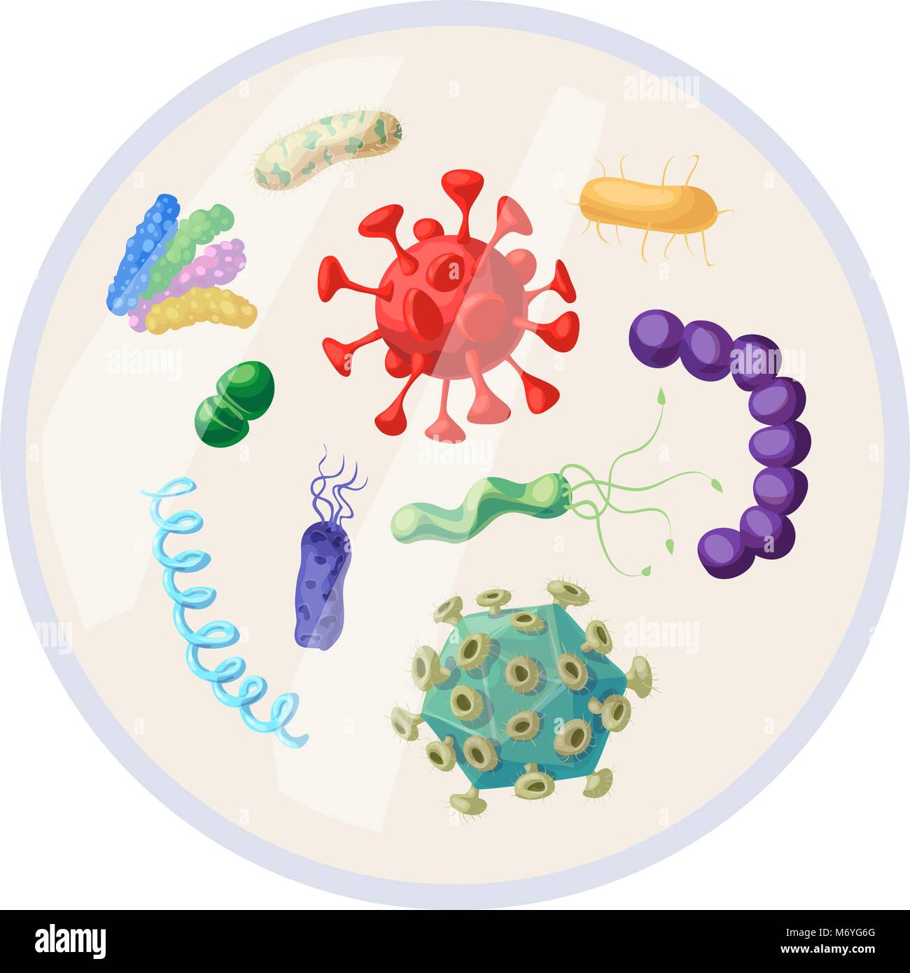 Control infection. Germ kill. Infection icon. Coat isolated