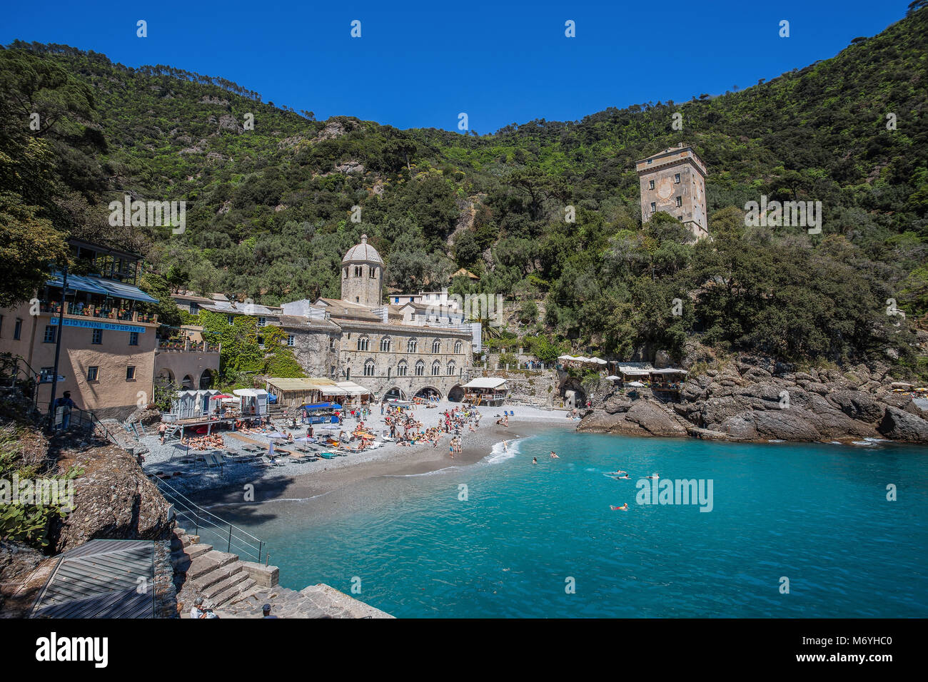 SAN FRUTTUSO DI CAMOGLI, ITALY, MAY, 4, 2016 San Fruttuoso di Camogli