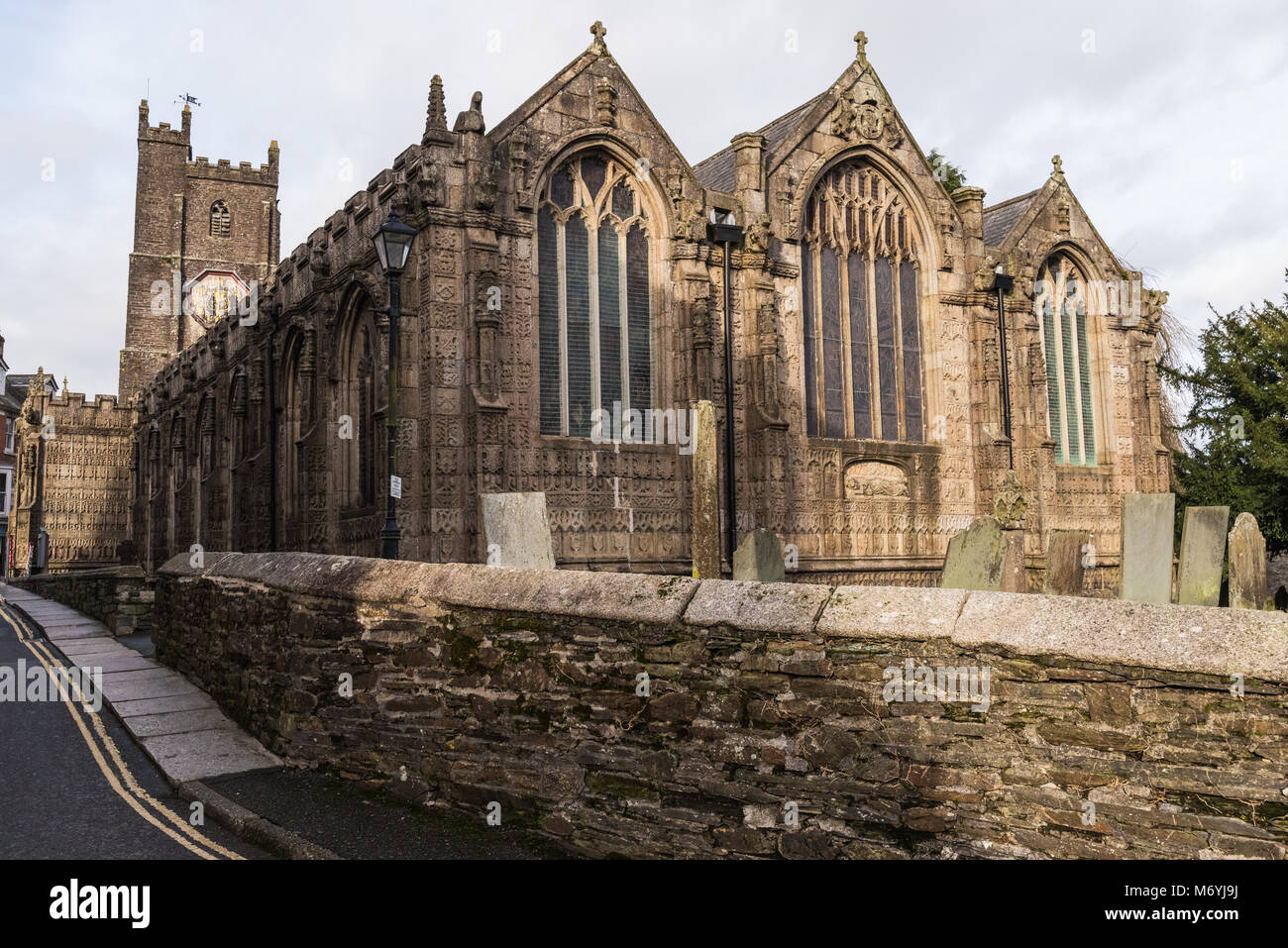 St mary magdalene church, launceston hires stock photography and