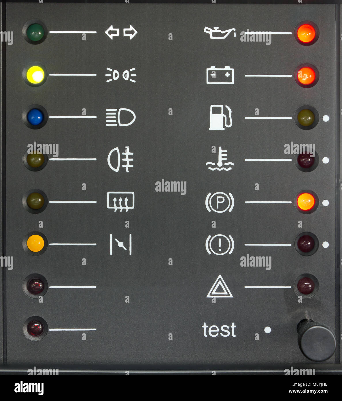 Oil warning light hires stock photography and images Alamy