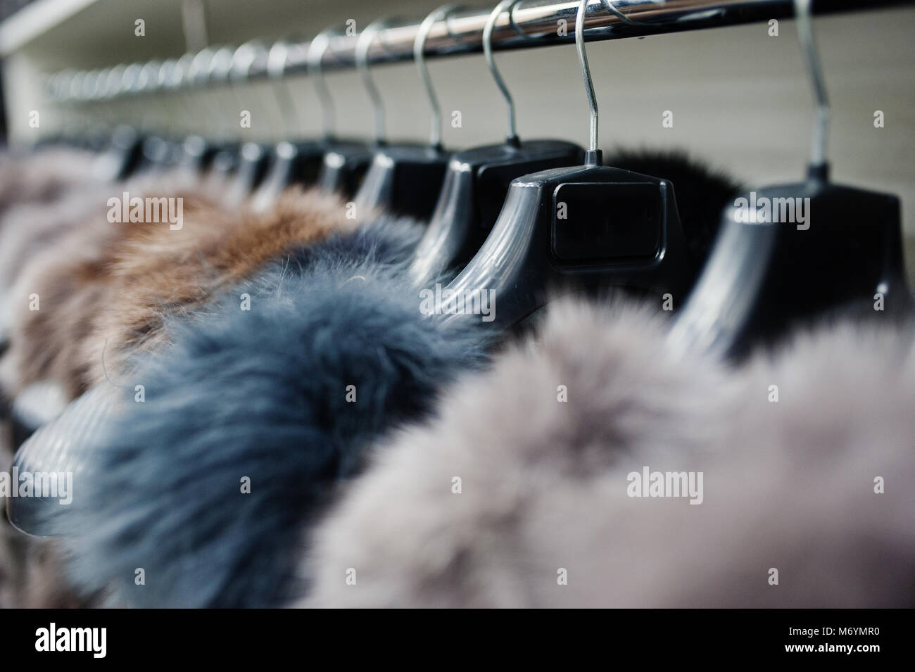 Fur clothing in display in store hi-res stock photography and images ...