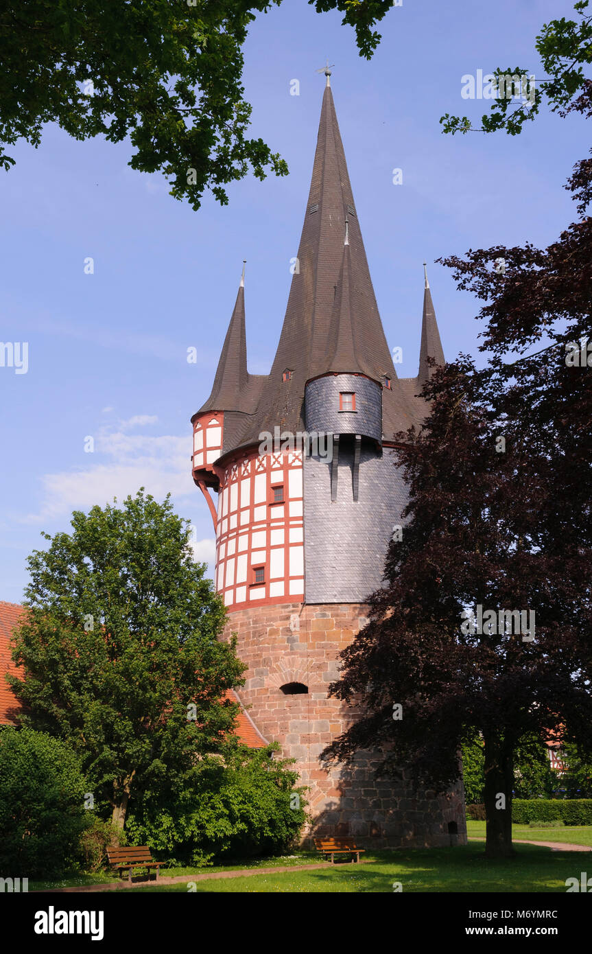 Der Junker Hansen Turm in Neustadt, Hessen, Deutschland, Europa Stock Photo