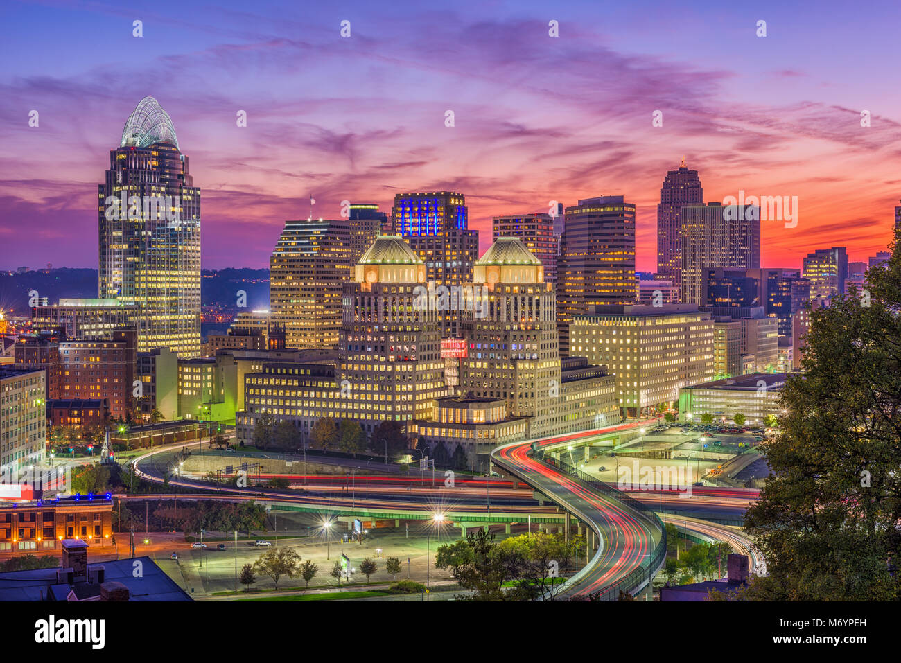 Cincinnati, Ohio, USA Stock Photo