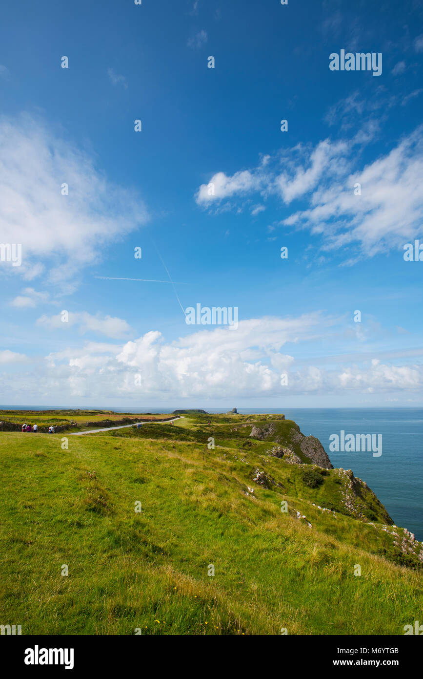 Rhossili Bay, The Gower, South wales, UK Stock Photo Alamy