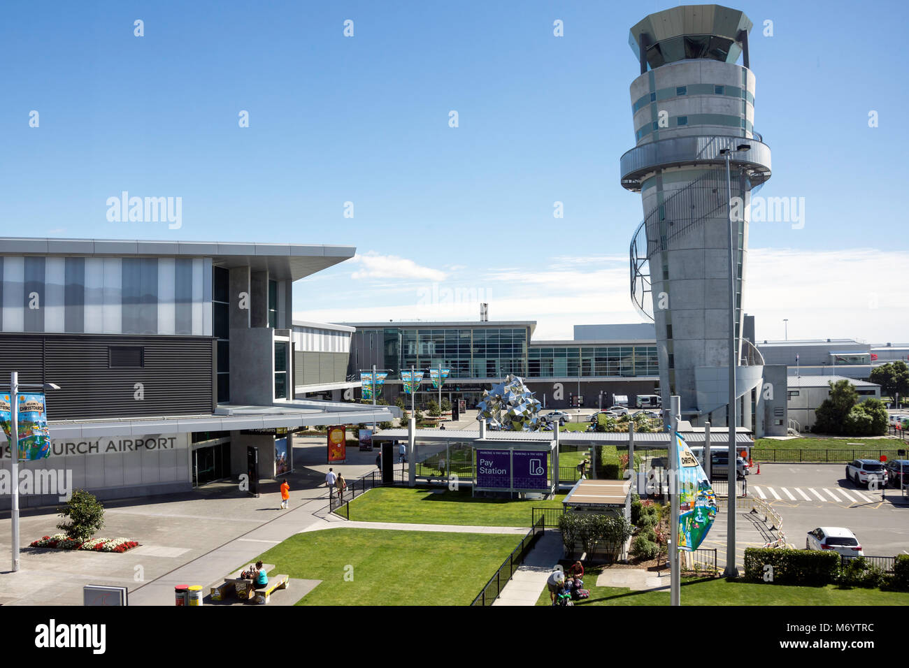 Terminals and Control Tower, Christchurch Airport, Harewood, Christchurch, Canterbury, New