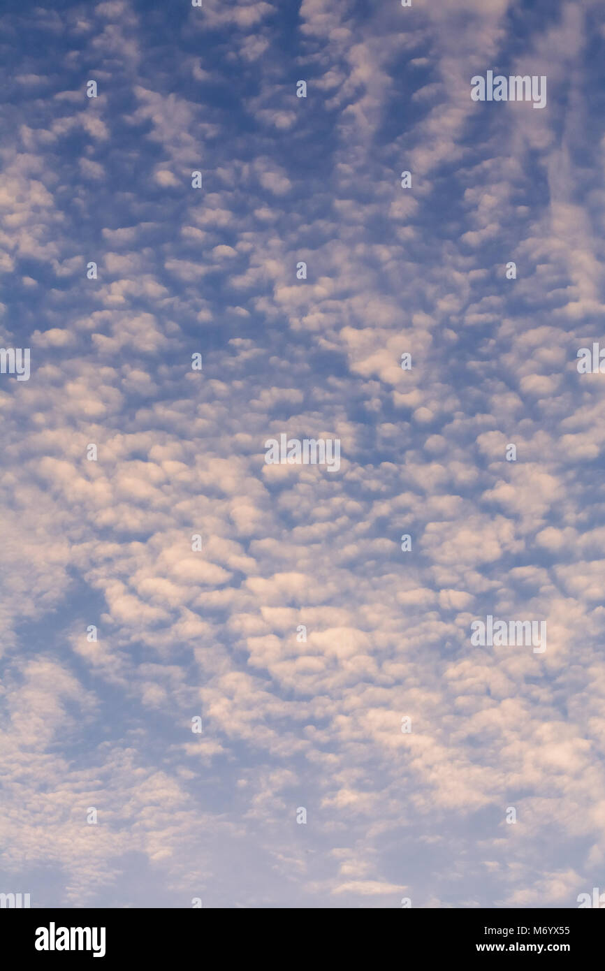 Heavenly landscape with clouds in the sky during sunset Stock Photo - Alamy